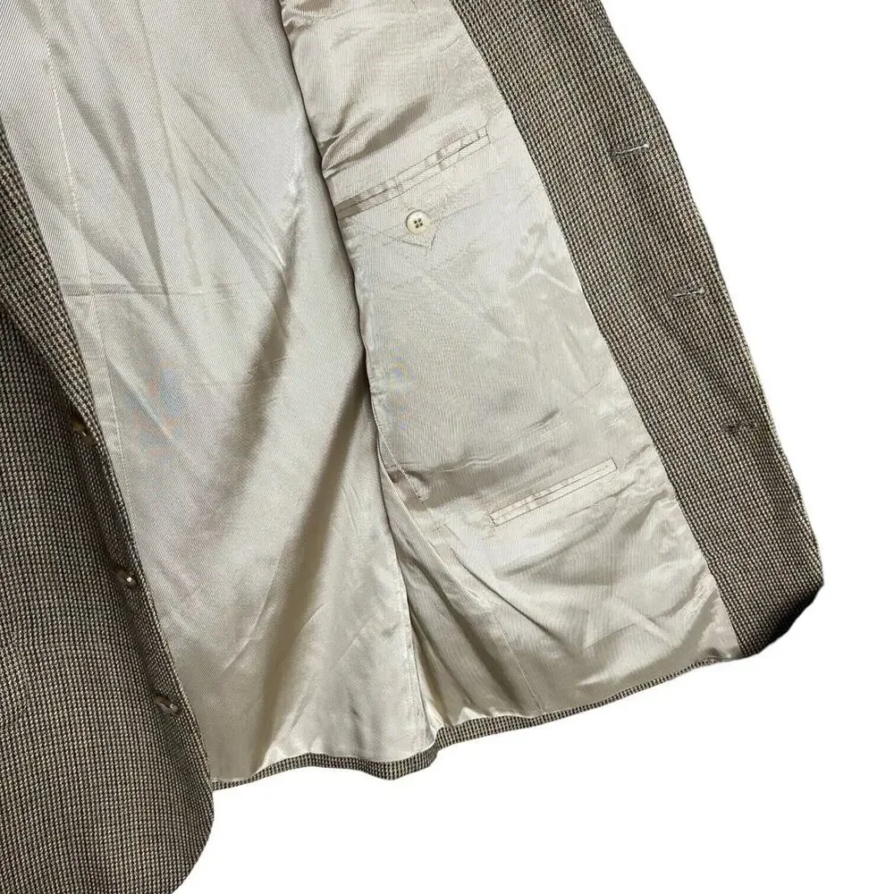 Oscar De La Renta Mens Wool Blazer Jacket 3-Button Size 42L